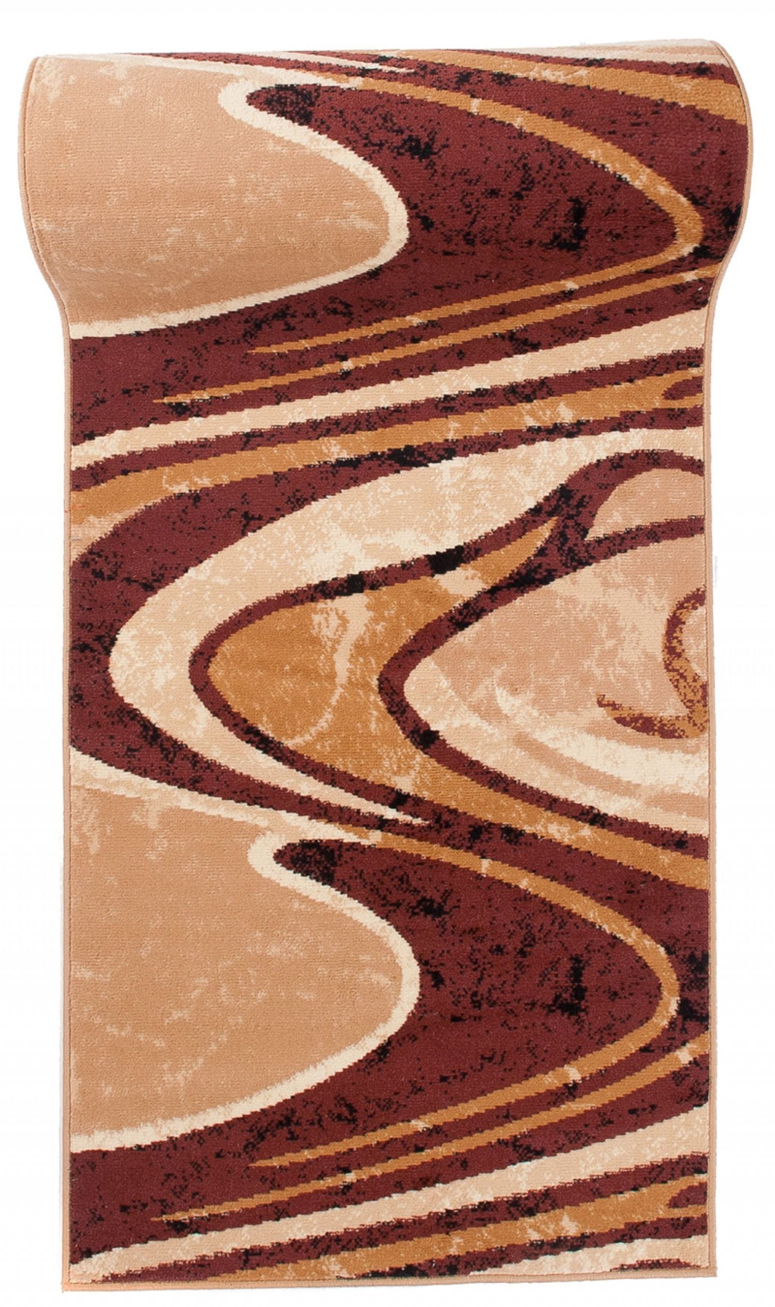 Läufer nach Maß Braun 2640C DREAM - geometrisch, braun