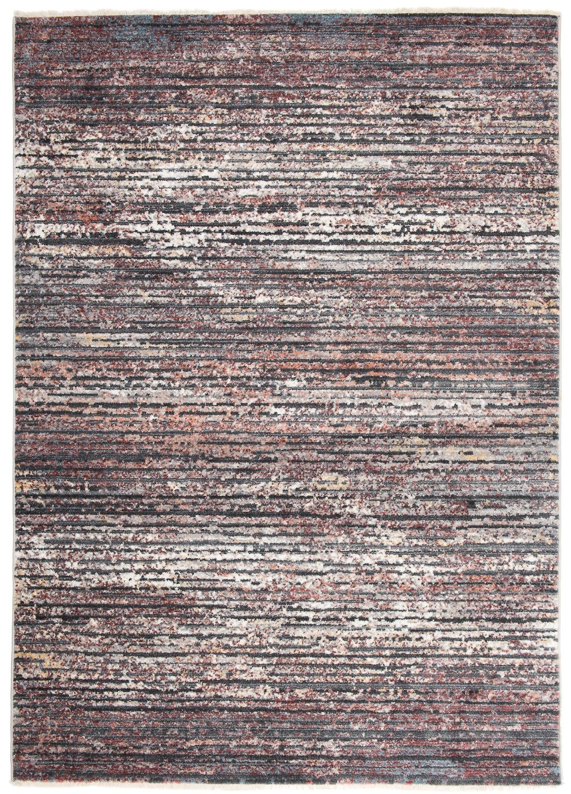 Teppich Modern Grau Streifen 3254A MYSTIC - Streifen, graphit, grau