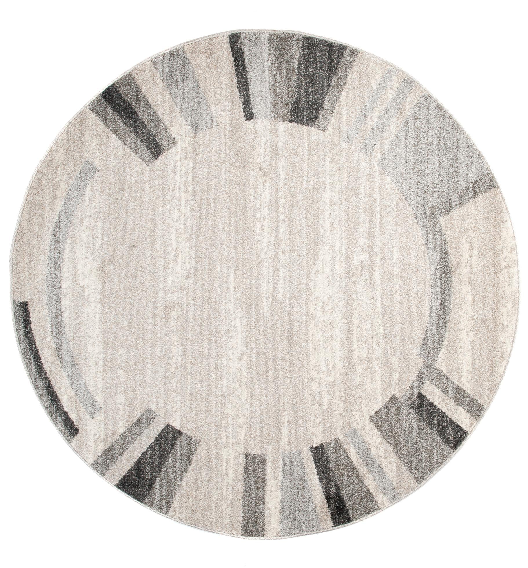 Teppich Modern Beige / Creme Grau Rahmen 3443A SARI