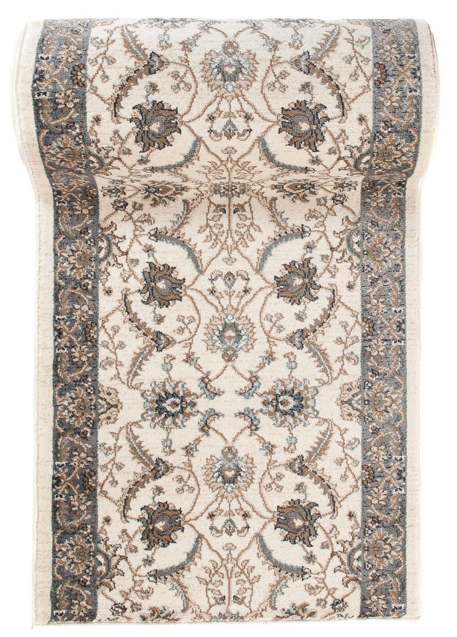 Läufer nach Maß Orientalisch Beige Creme L749B DUBAI - traditionell, beige, cremefarben