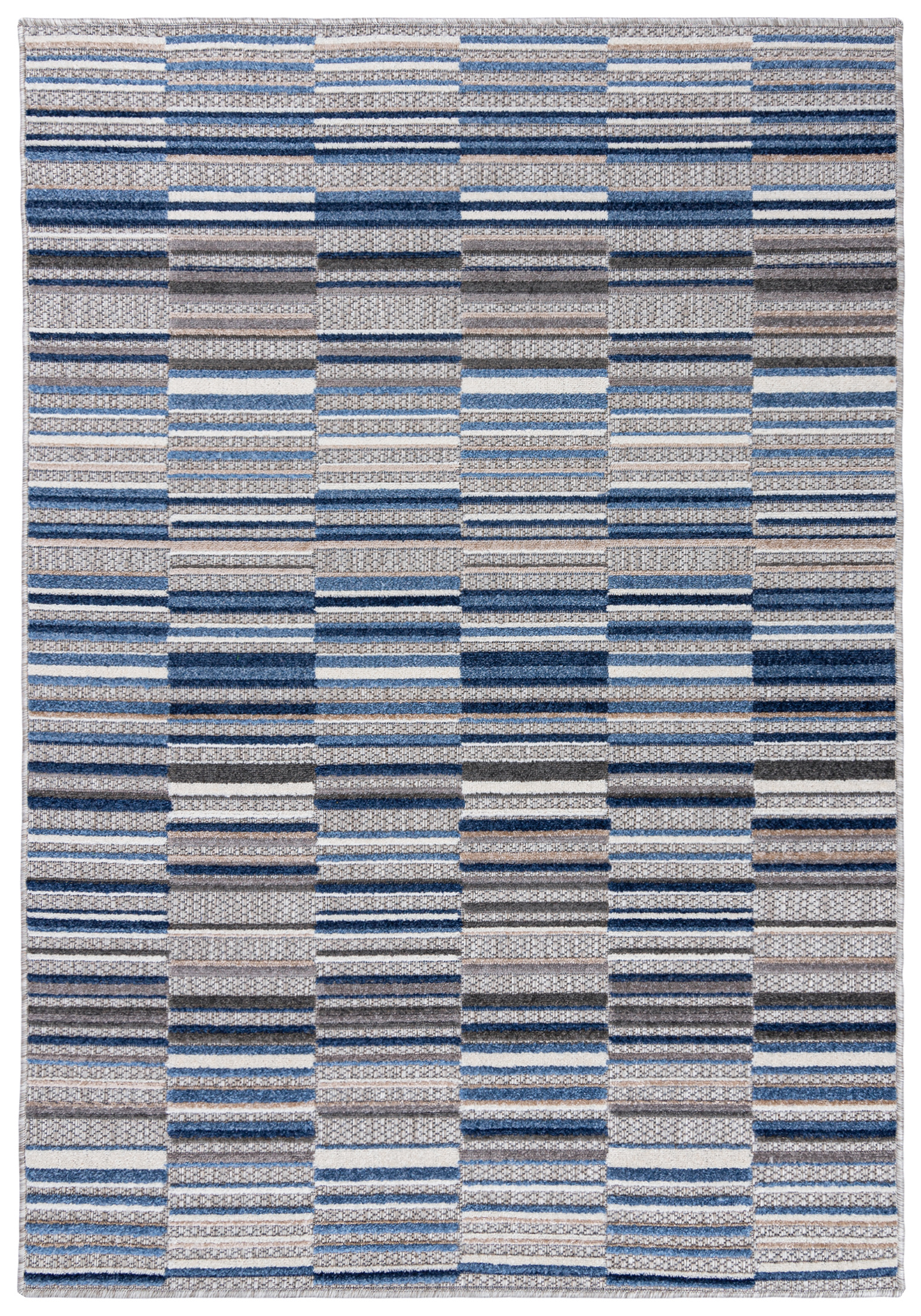 Teppich Modern Grau Geometrisch Kariert H082A SARI