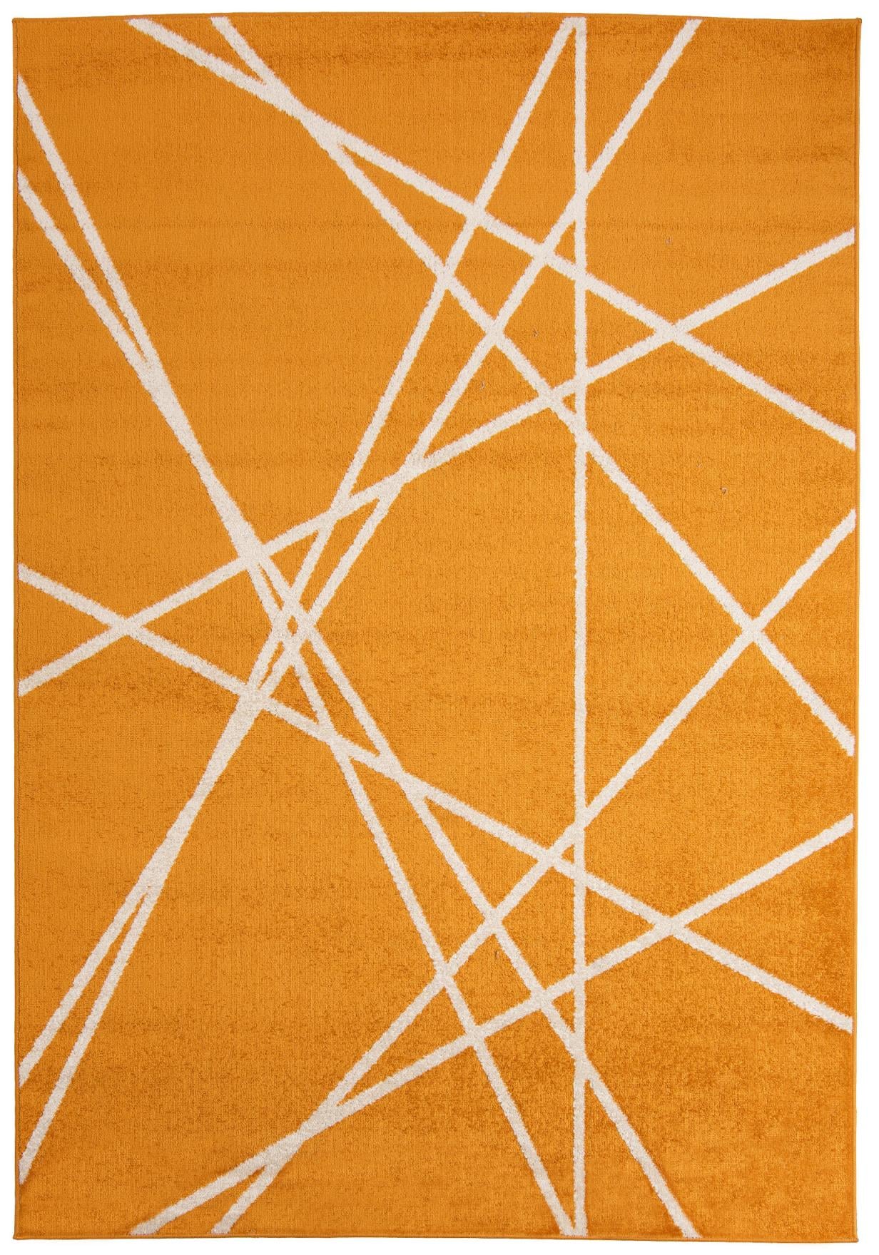 Teppich Modern Orange Geometrisch Streifen H175A SPRING