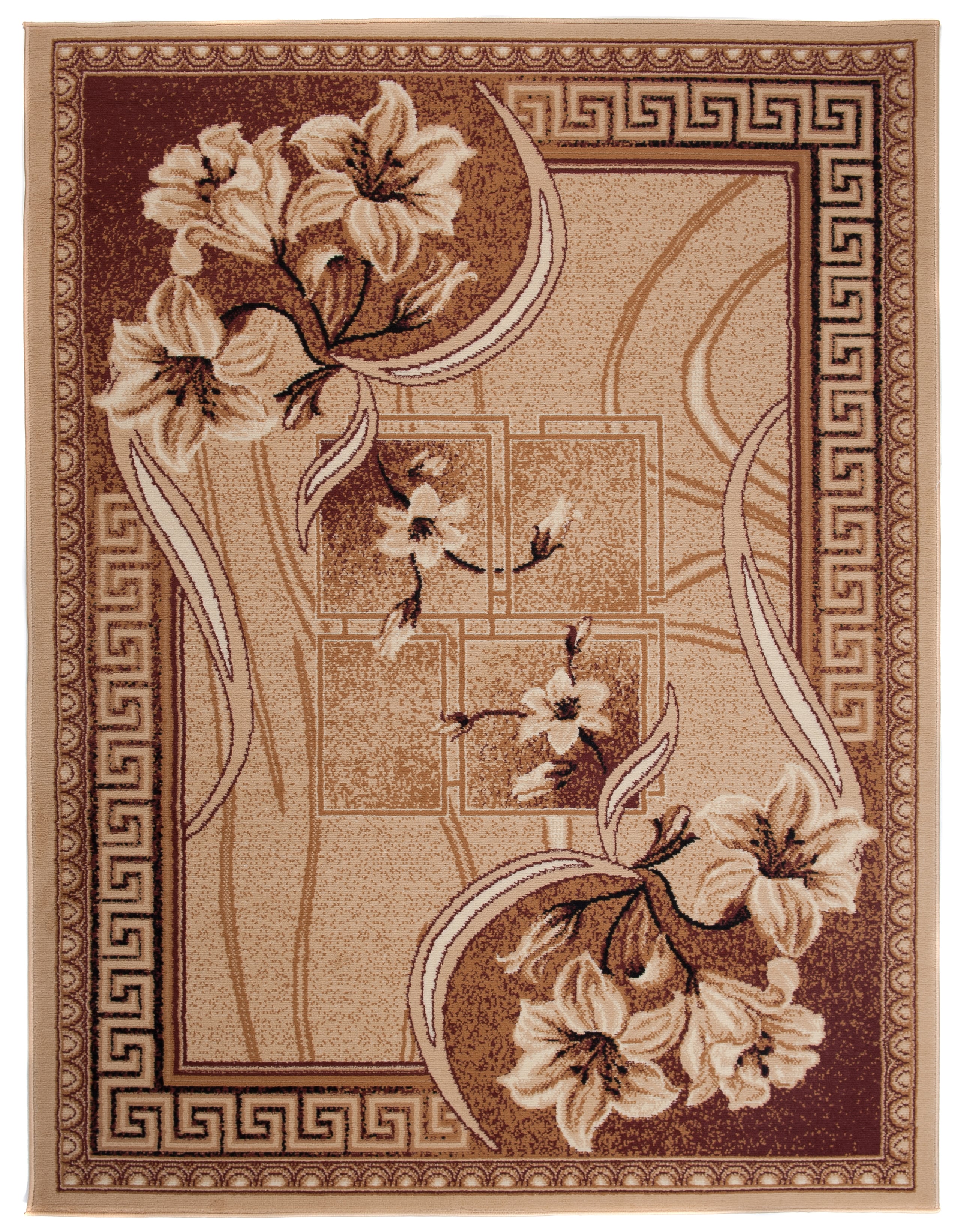 Teppich Beige / Creme Floral F743A ATLASPP