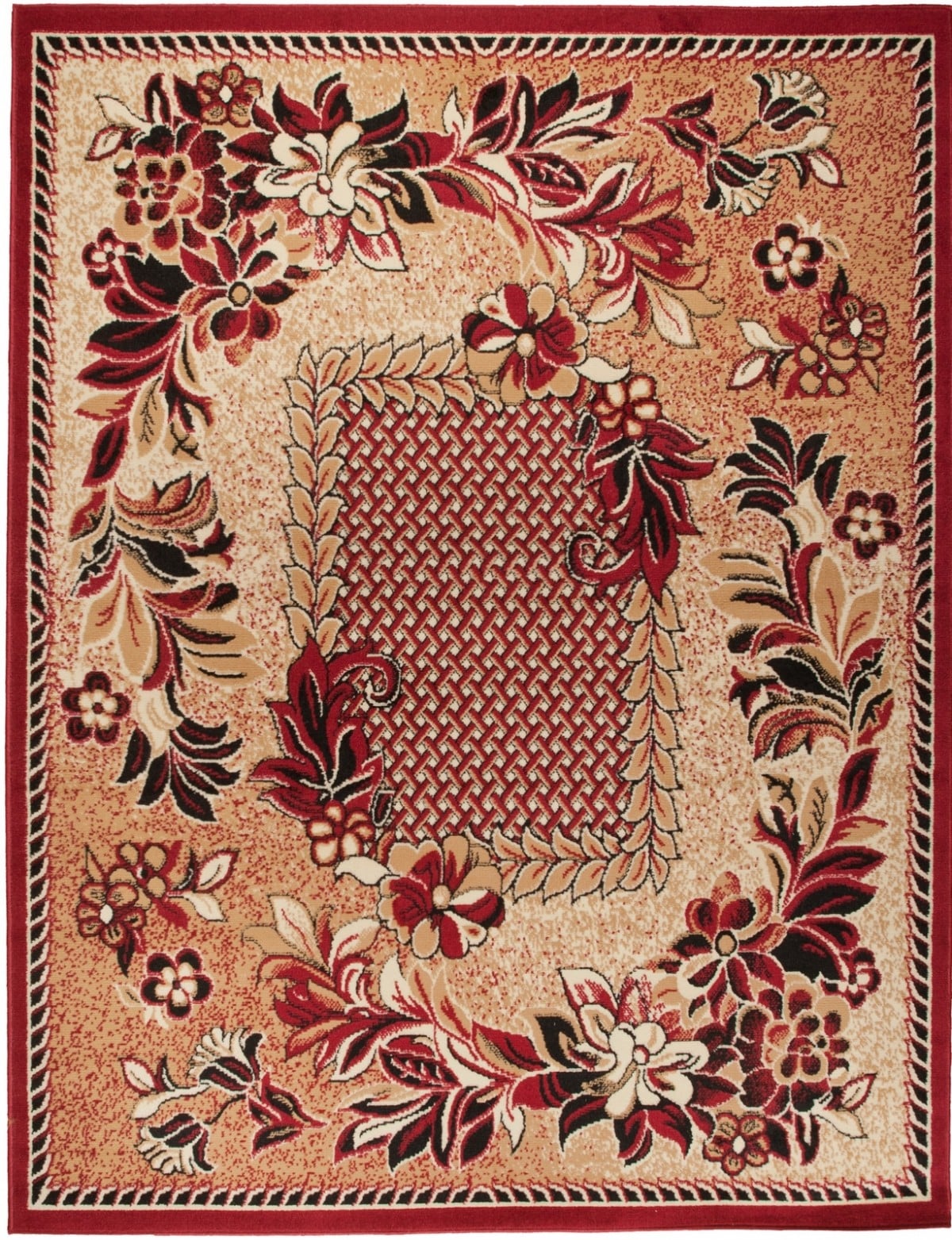 Teppich Rot Floral 7192B ATLASPP