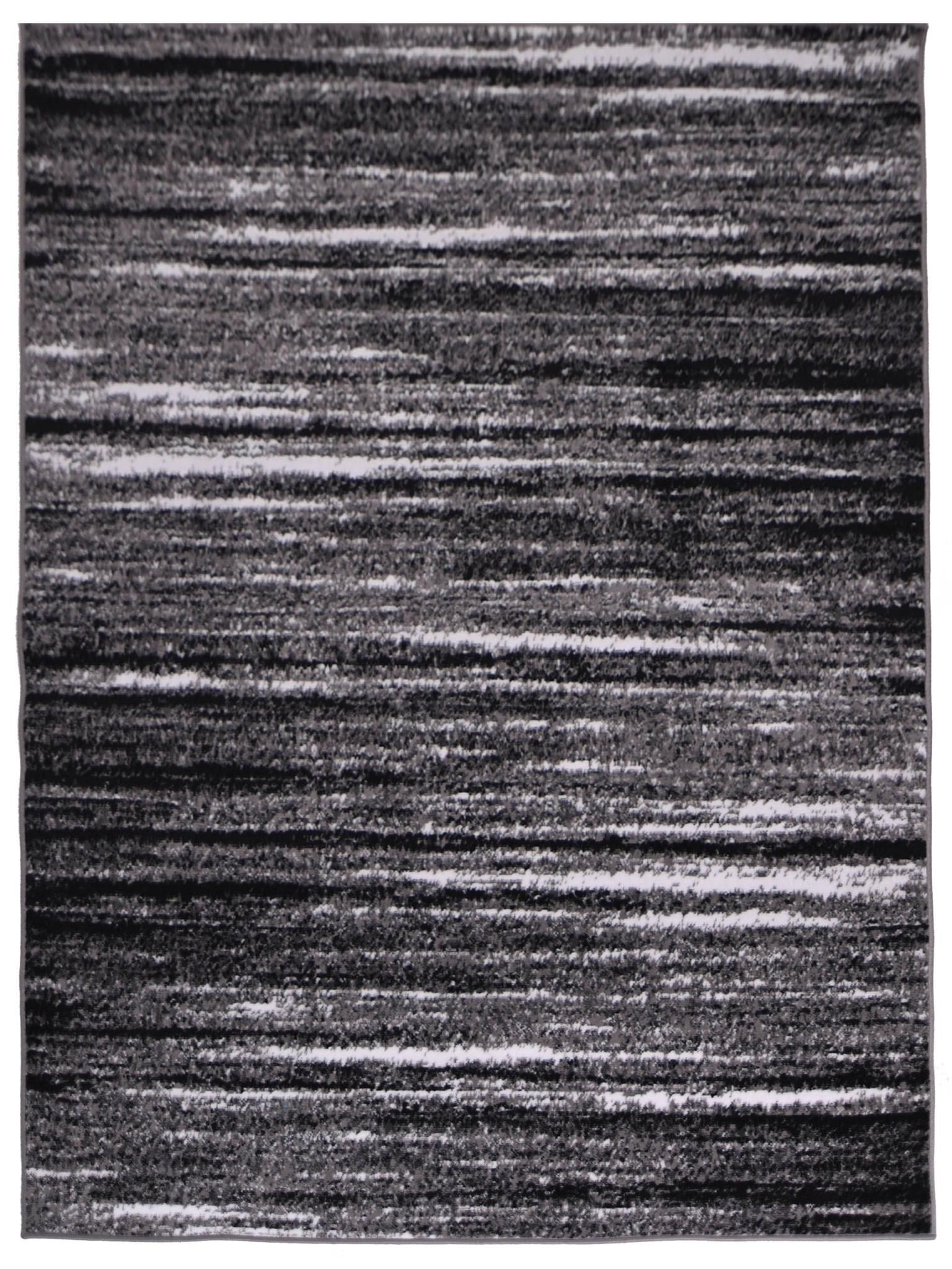 Teppich Modern Grau Abstrakt Streifen Q197A VISION