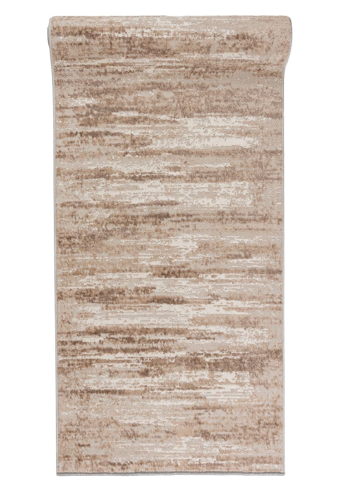 Läufer nach Maß Antirutsch Beige Creme D158E PORTLAND - modern, abstrakt, beige, cremefarben