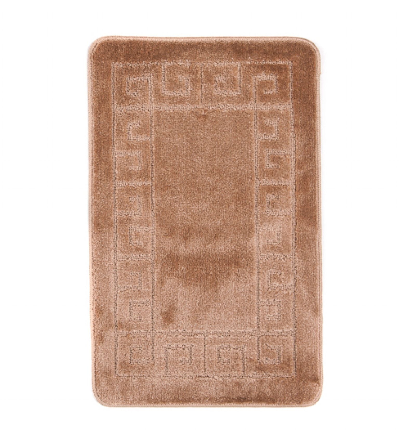 Badematte Beige / Creme Waschbar MONO - rutschfest