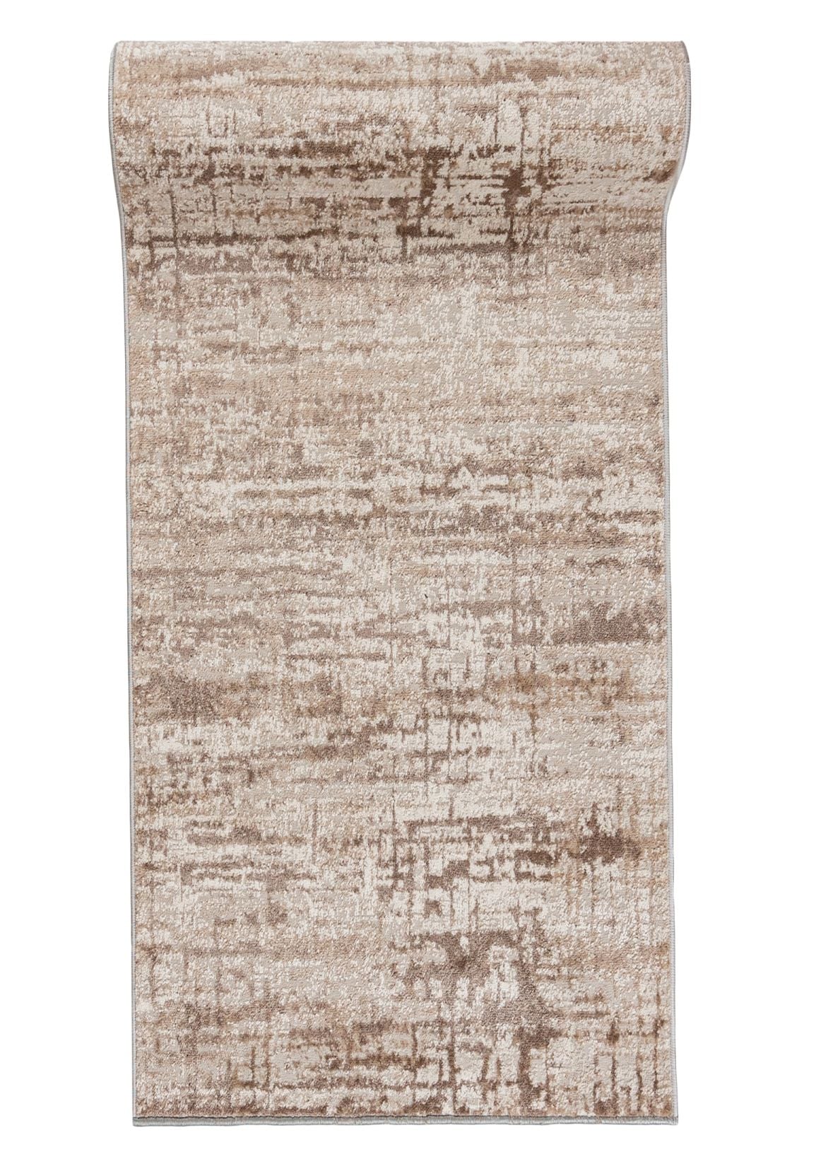 Läufer nach Maß Antirutsch Beige Creme D175E PORTLAND - modern, abstrakt, beige, cremefarben