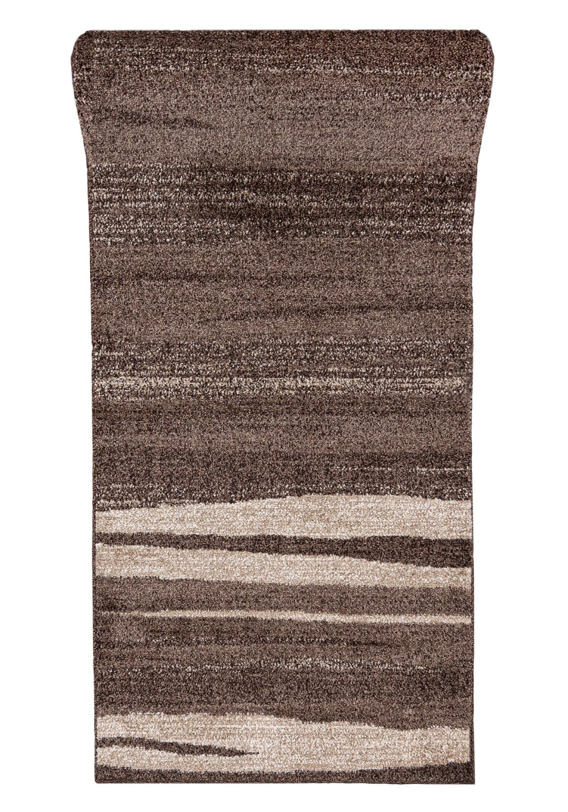 Läufer nach Maß Braun 3437A SARI - modern, abstrakt, braun