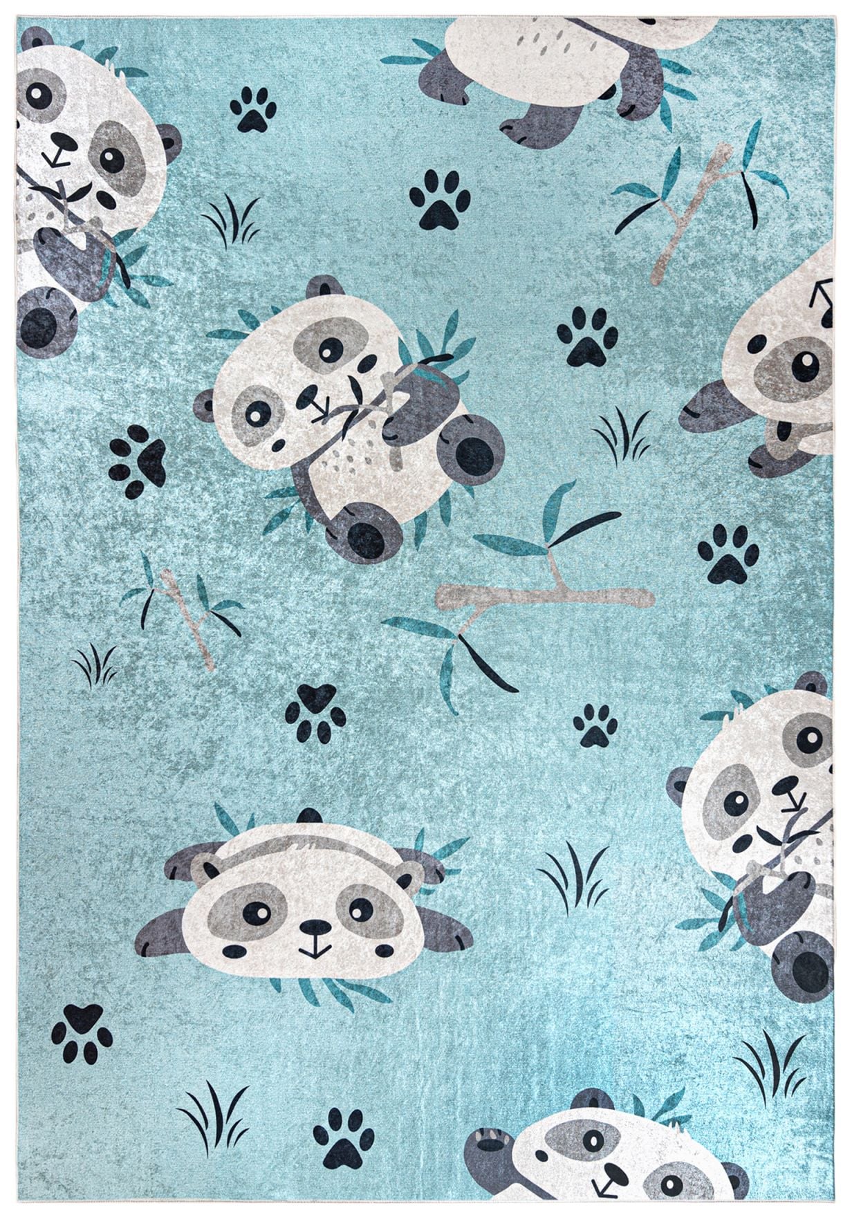 Kinderteppich Blau Bär 36460 EMMA