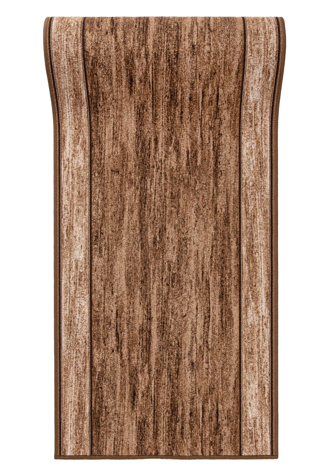 Läufer nach Maß Antirutsch Braun RAMA GUMAZEL - Rahmen, Retro, Braun