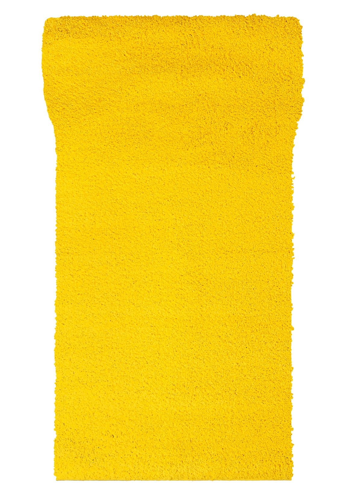 Läufer nach Maß Hochflor Gelb 7388A DELHI - modern, gelb