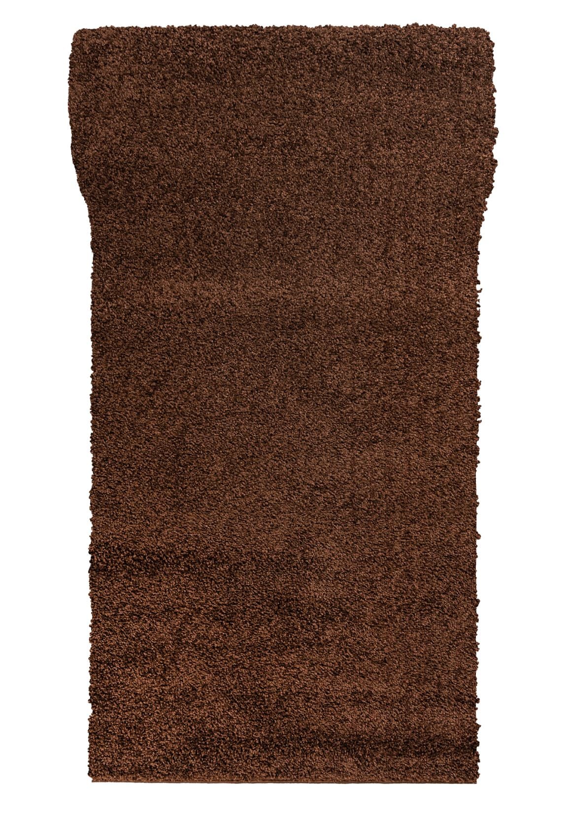 Läufer nach Maß Hochflor Braun 7388A DELHI - modern, braun