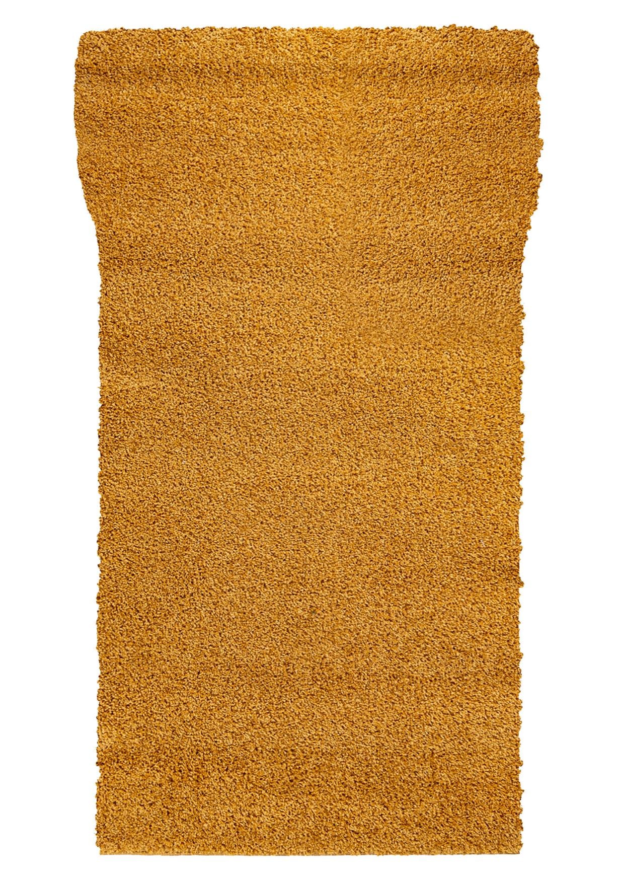 Teppichläufer Shaggy Orange Einfarbig 7388A DELHI