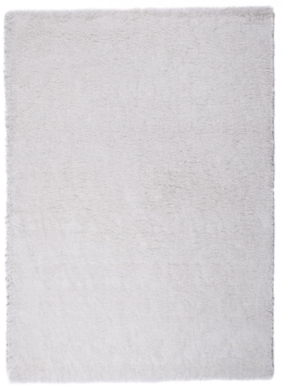 Hochflorteppich Weiß / Ecru Einfarbig 8720A OPTIMAL