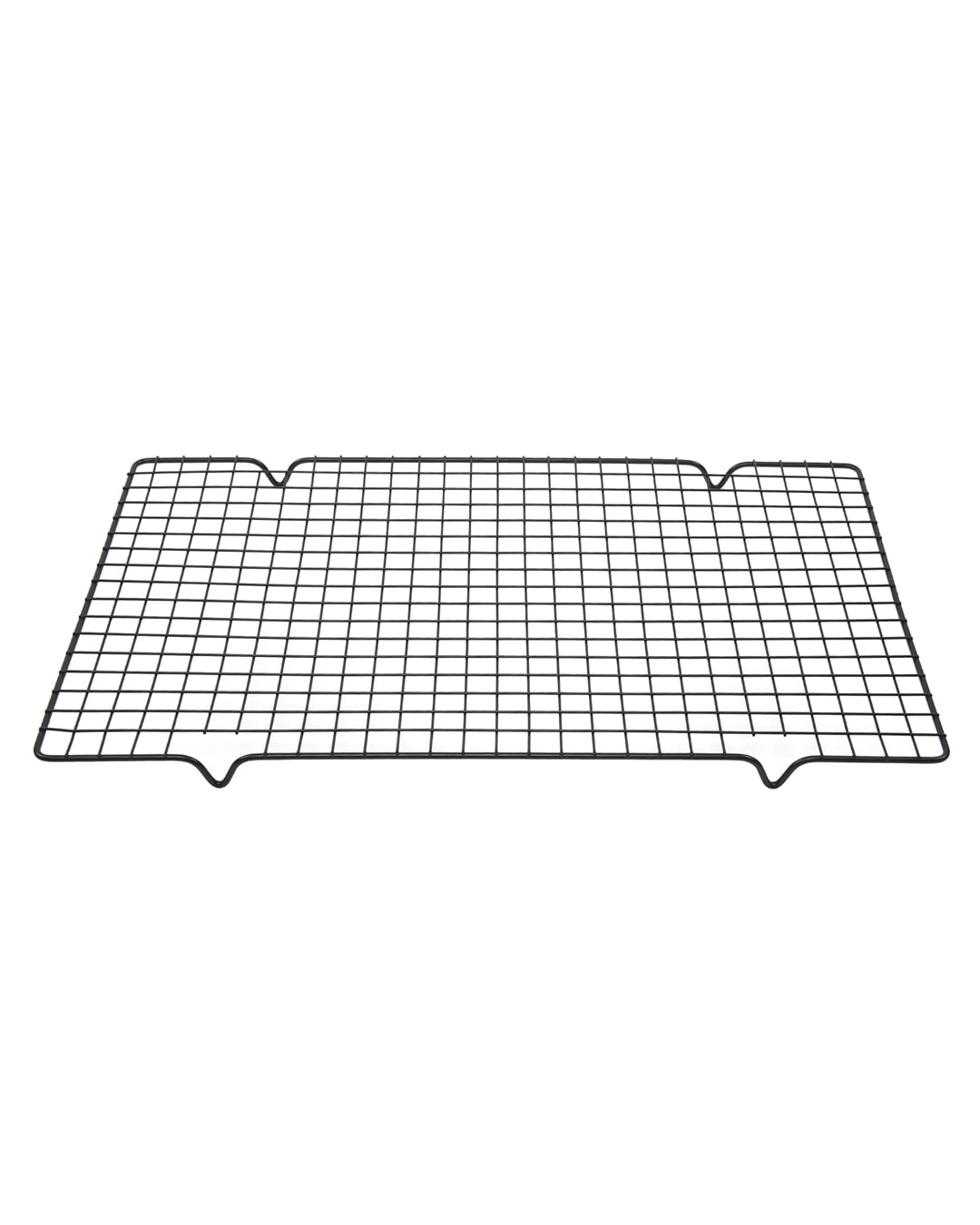 Metallgitter 45,5 x 25,5 cm zum Abkühlen von Kuchen und Brot - Forno Frado - schwarz