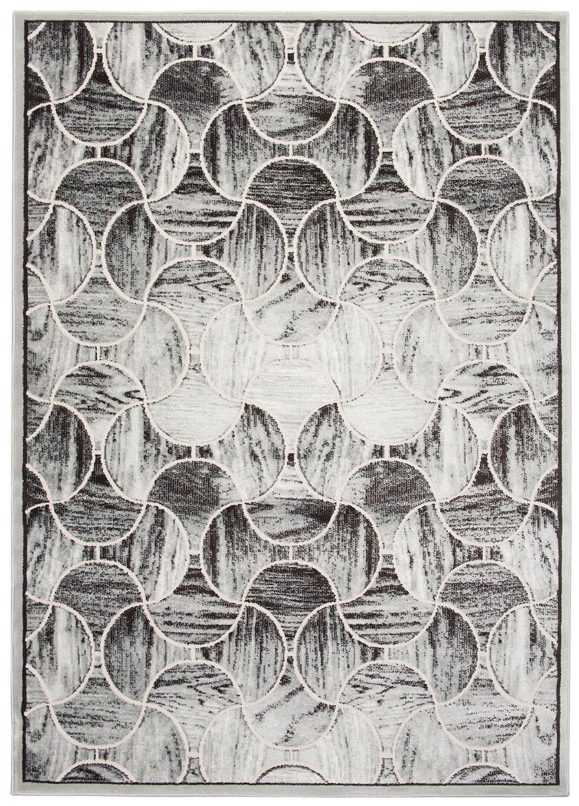Teppich Modern Grau Geometrisch 70912 TANGO