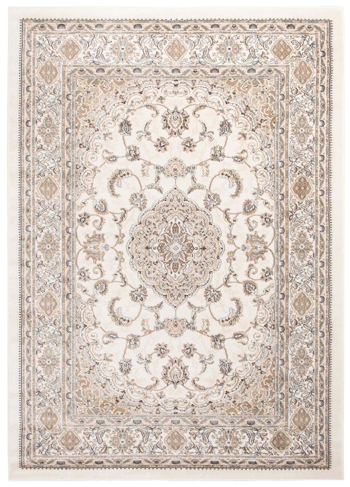 Teppich Orientalisch Beige / Creme Weiß / Ecru  6956A DUBAI