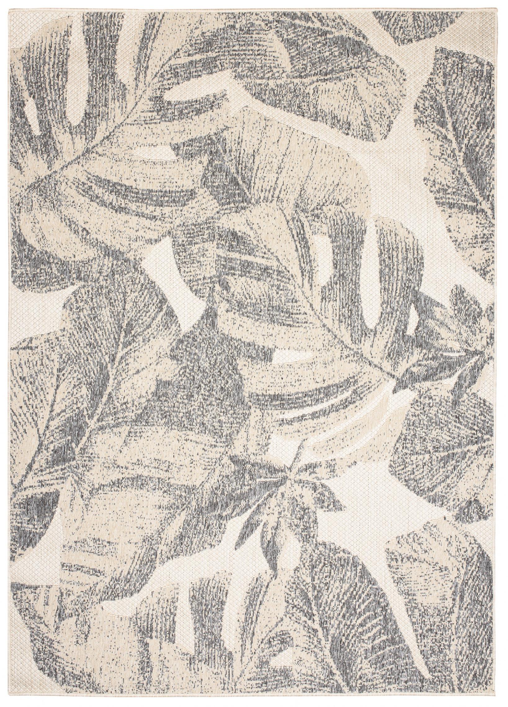 Teppich In- Outdoor Beige / Creme Floral MN86B VIERA