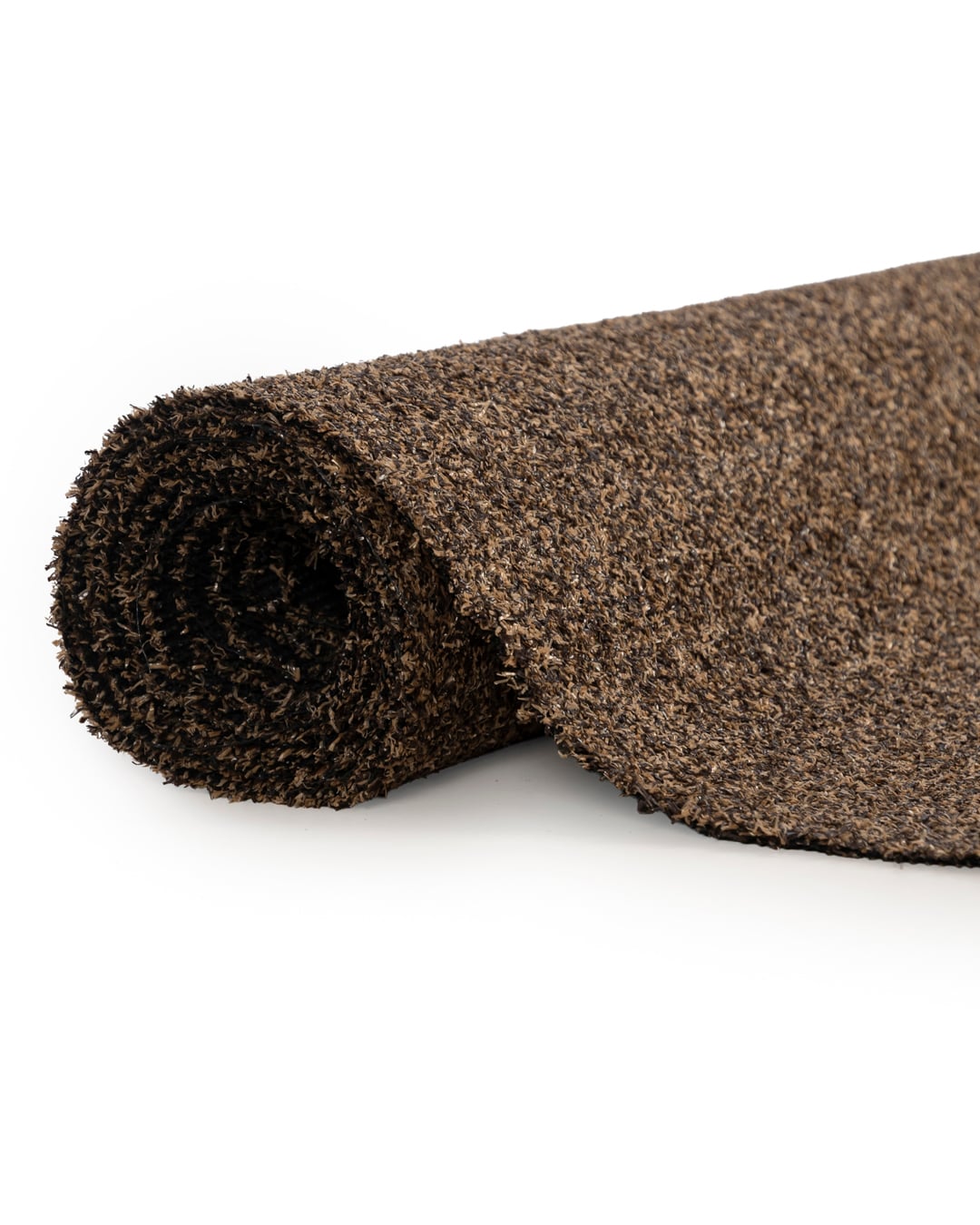 Kunstrasen / Matte 7 mm für Balkon, Terrasse und Garten – Canyoo – braun, rutschfest, wasserdicht, Meterware