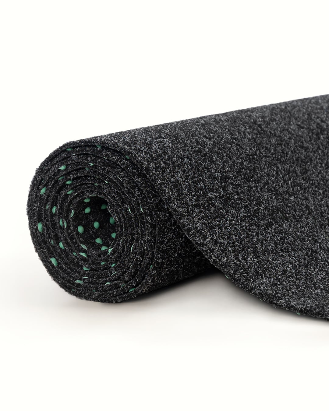 Kunstrasen 6 mm / Matte für Balkon, Terrasse und Garten – Solid Garden – schwarz (anthrazit), rutschfest, wasserdicht, Meterware