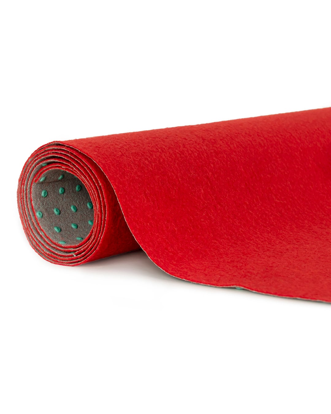 Kunstrasen / Matte 4 mm für Balkon, Terrasse und Garten – Pemba – rot, rutschfest, wasserdicht, Meterware