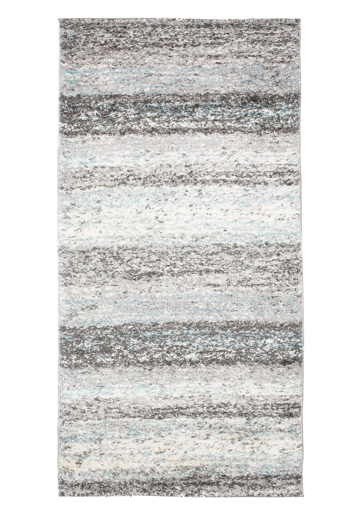 Teppichläufer Shaggy Grau Abstrakt 6133B DELHI