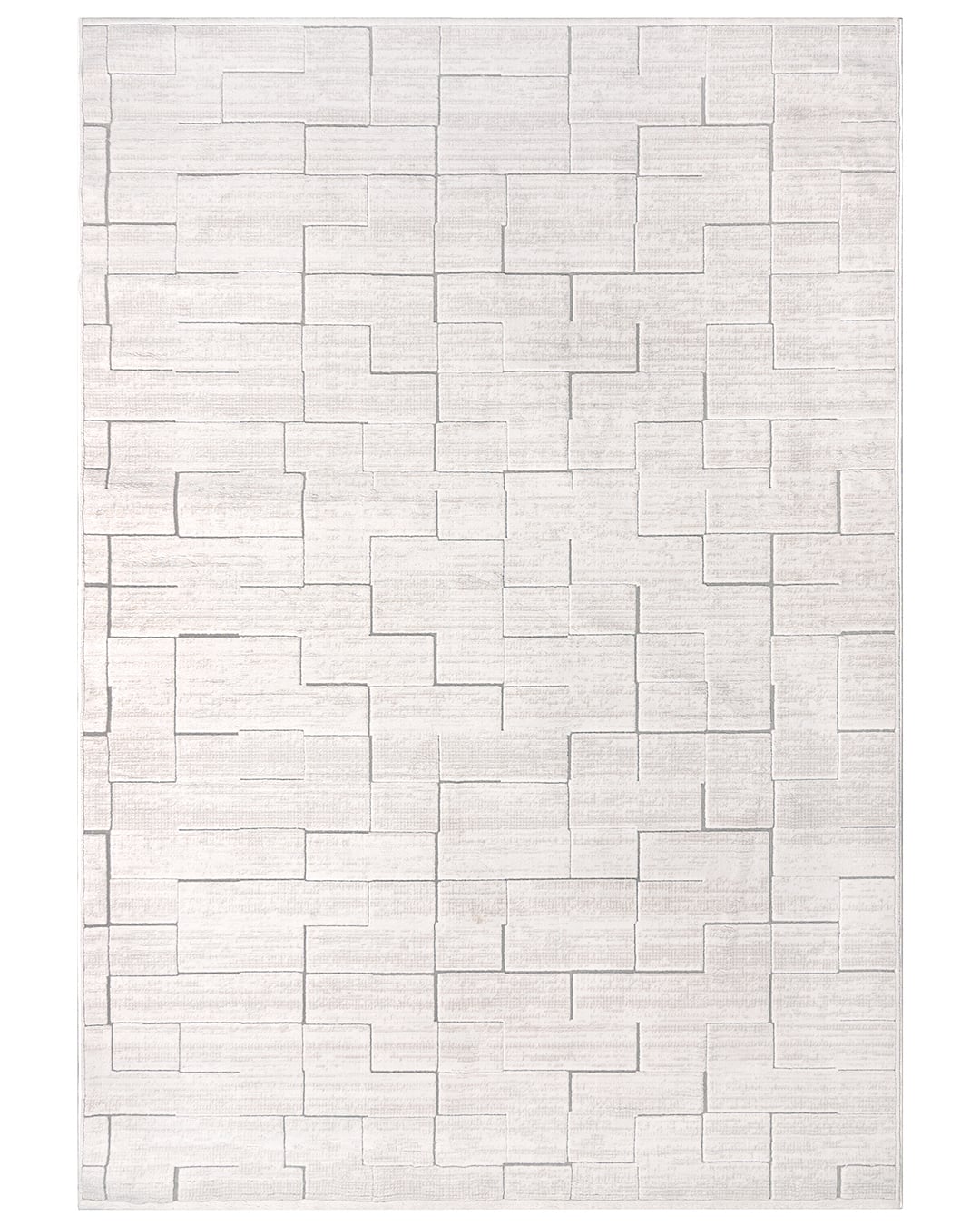 Moderner Teppich, Geometrisch - Alin Crema - cremefarben