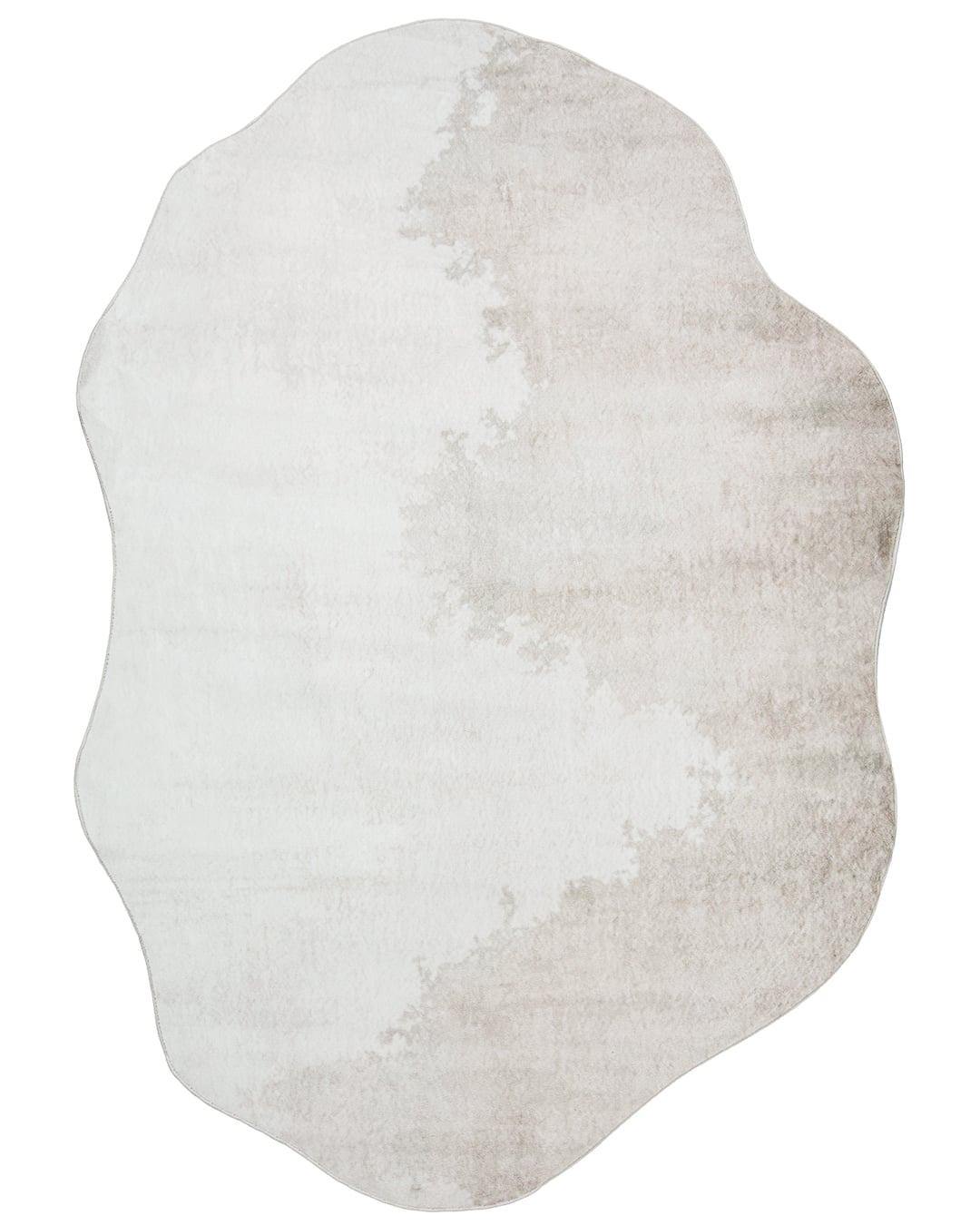 Moderner Teppich in unregelmäßiger Form - Arona Dore - beige, abstrakt