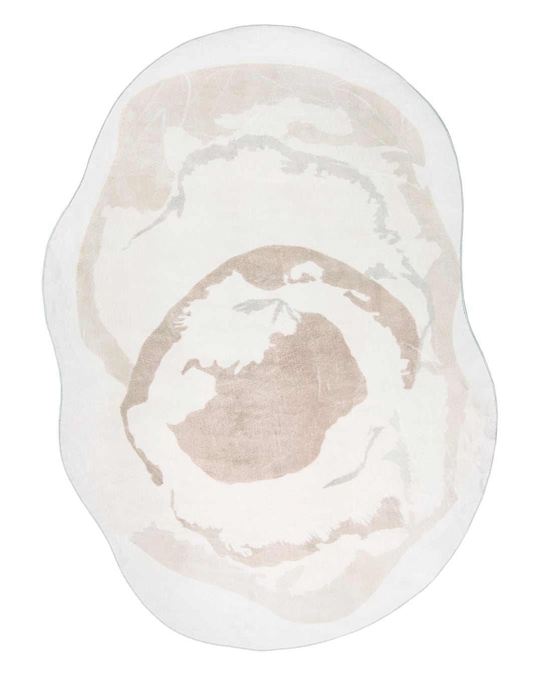 Moderner Teppich, Unregelmäßig - Bova Nello - weiß, beige, abstrakt