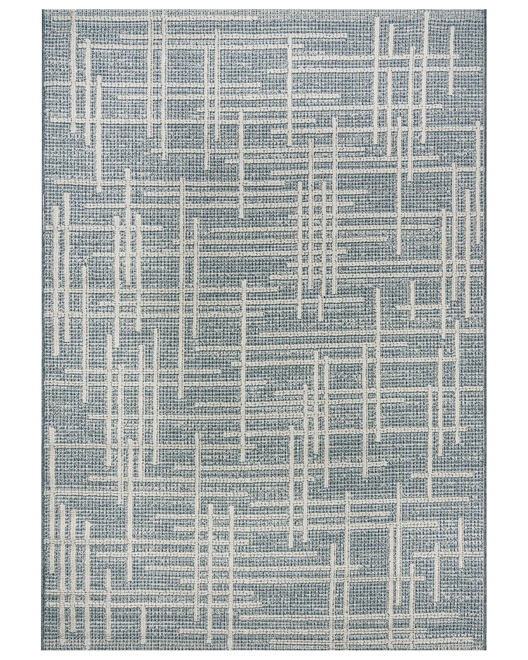 Outdoor / Indoor-Teppich, geometrisch - Cangas Capa - beige, graphitgrau, grau