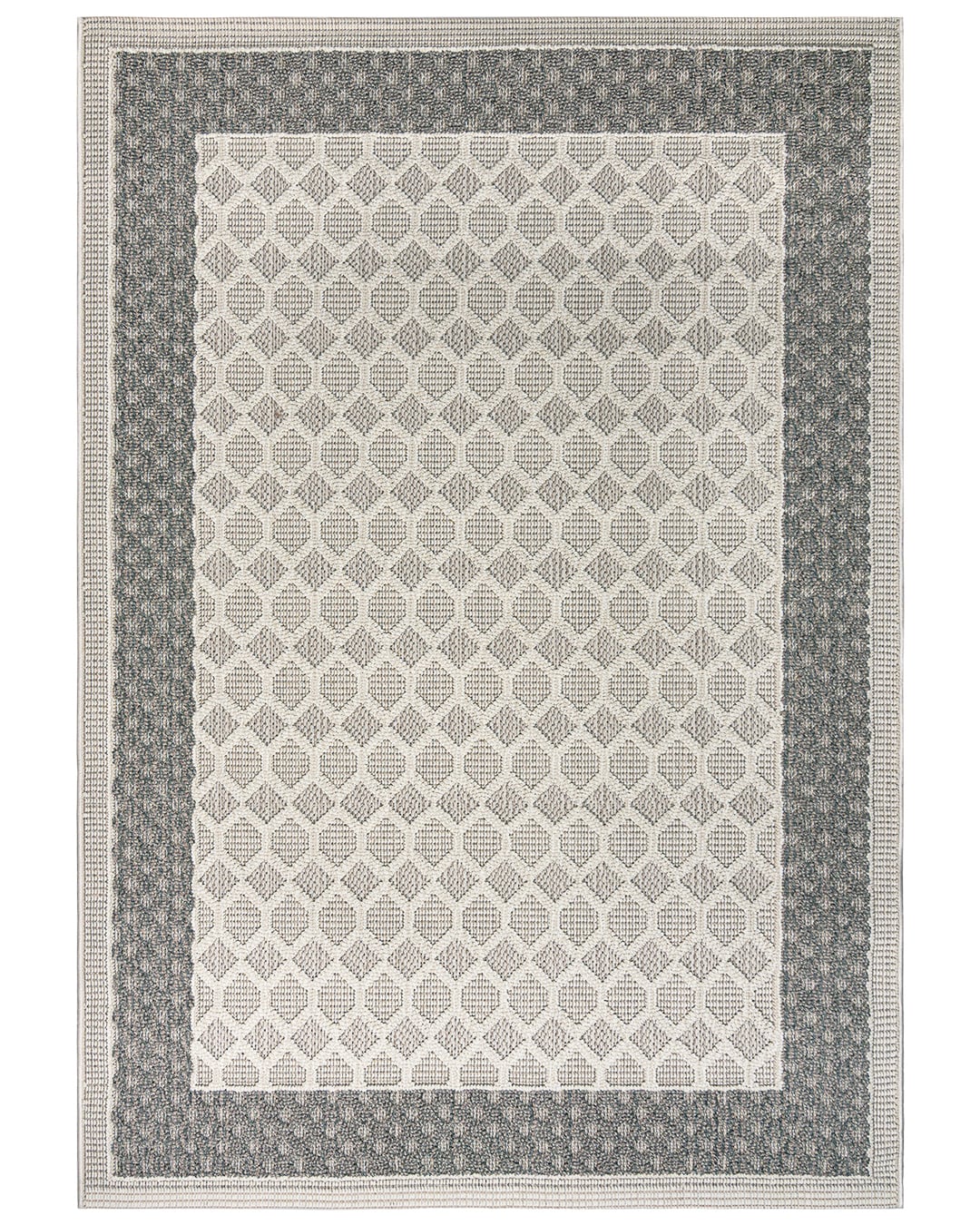 Outdoor / Indoor-Teppich, abstrakt - Cangas Genio - beige, ecru, cremefarben