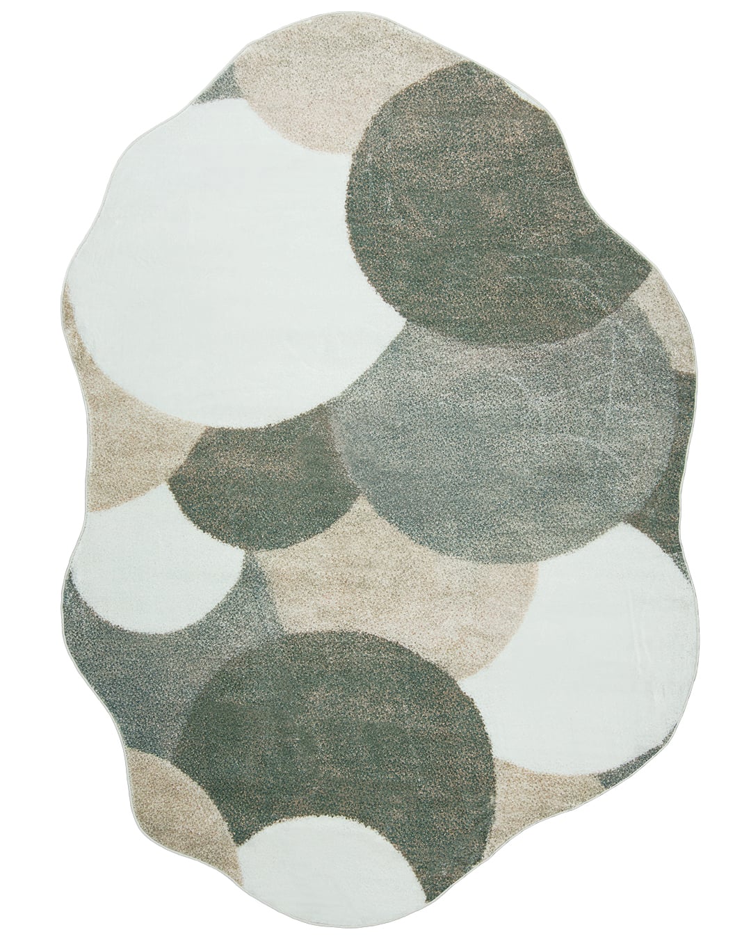 Moderner Teppich, Unregelmäßig - Lonato Vari - weiß, beige, braun, abstrakt