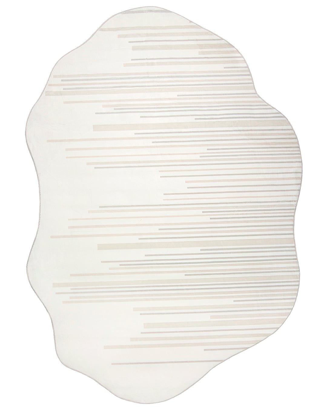 Moderner Teppich, Unregelmäßig - Mirano Zela - creme, beige, abstrakt