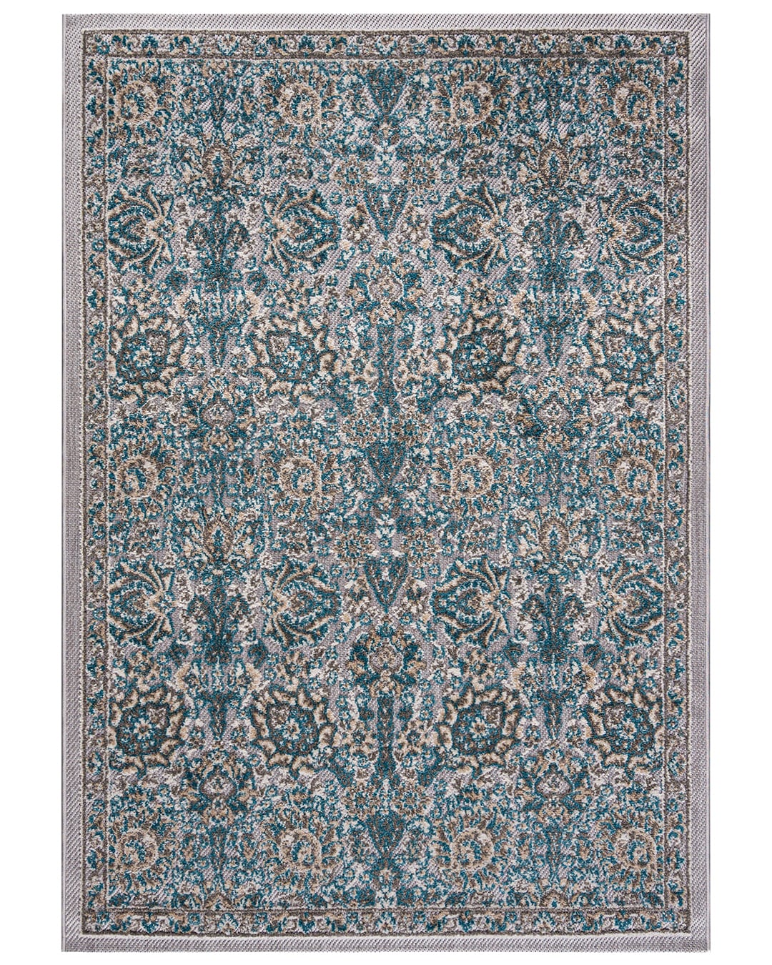 Outdoor / Indoor Teppich – Saronno Blu – blau , wasserdicht