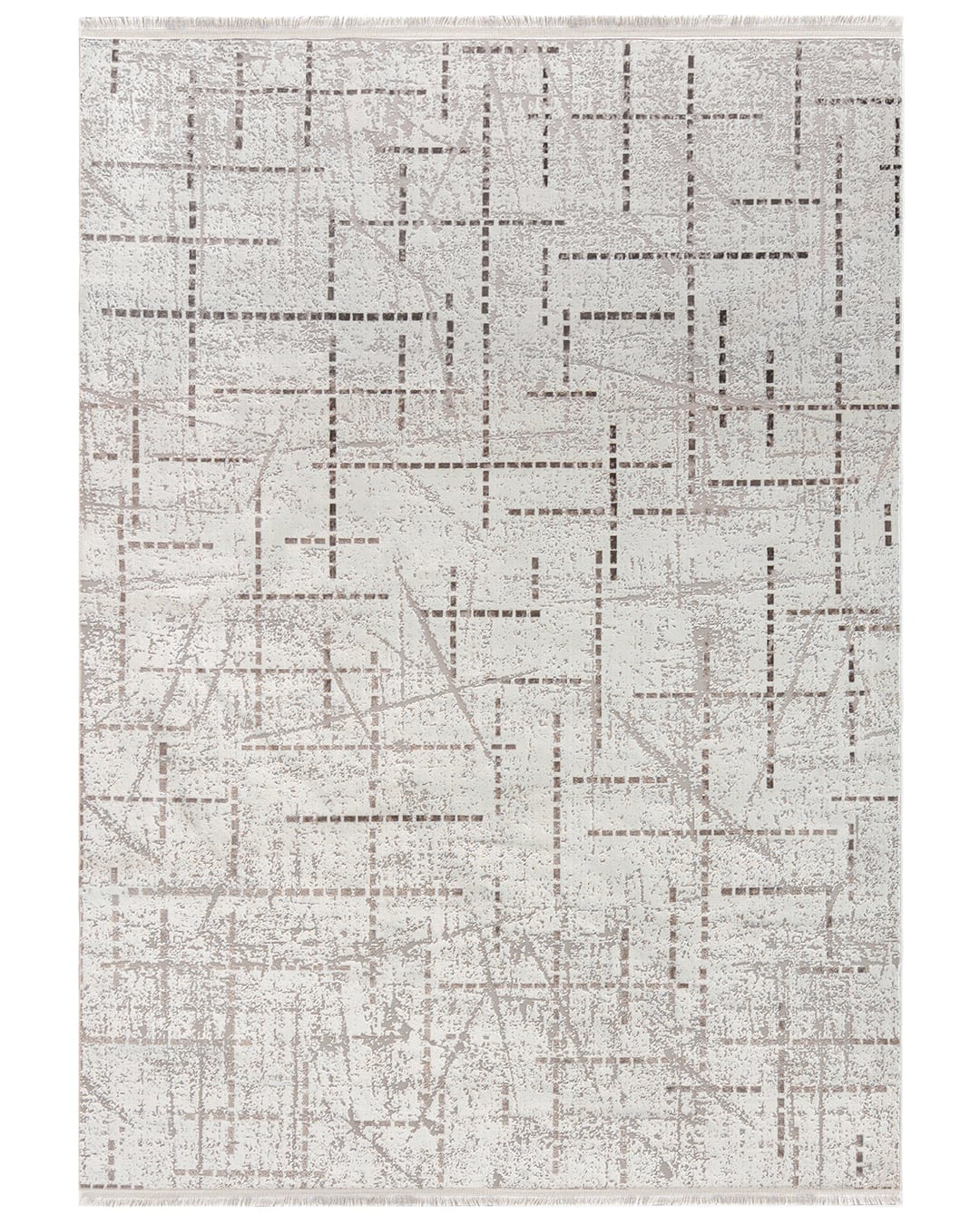 Moderner Teppich - Bari Nodo Beige - beige, grau