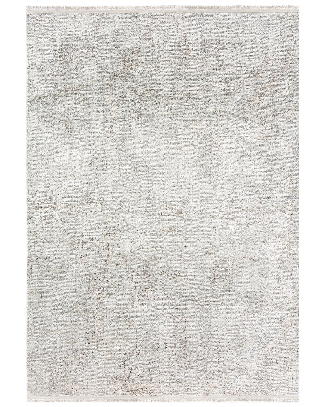 Moderner Teppich mit Fransen – Bari Pepe Beige – beige