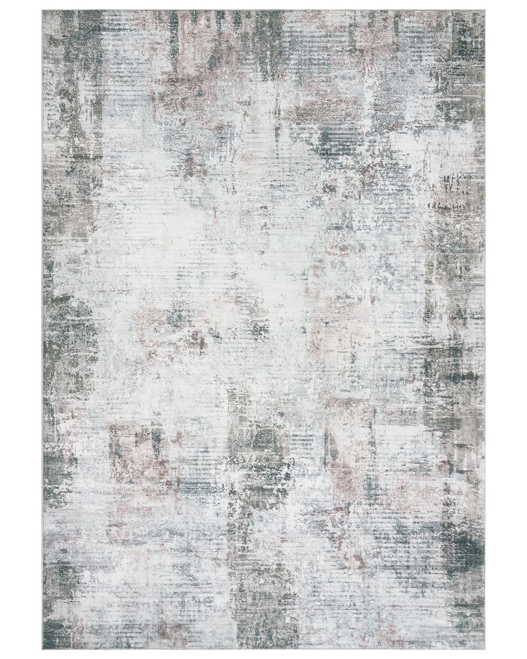 Moderner Teppich - Vic Taupe - grau, mit abstraktem Muster
