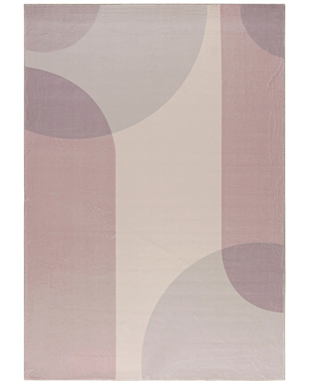 Moderner geometrischer Teppich – Modica Forma – beige, rosa