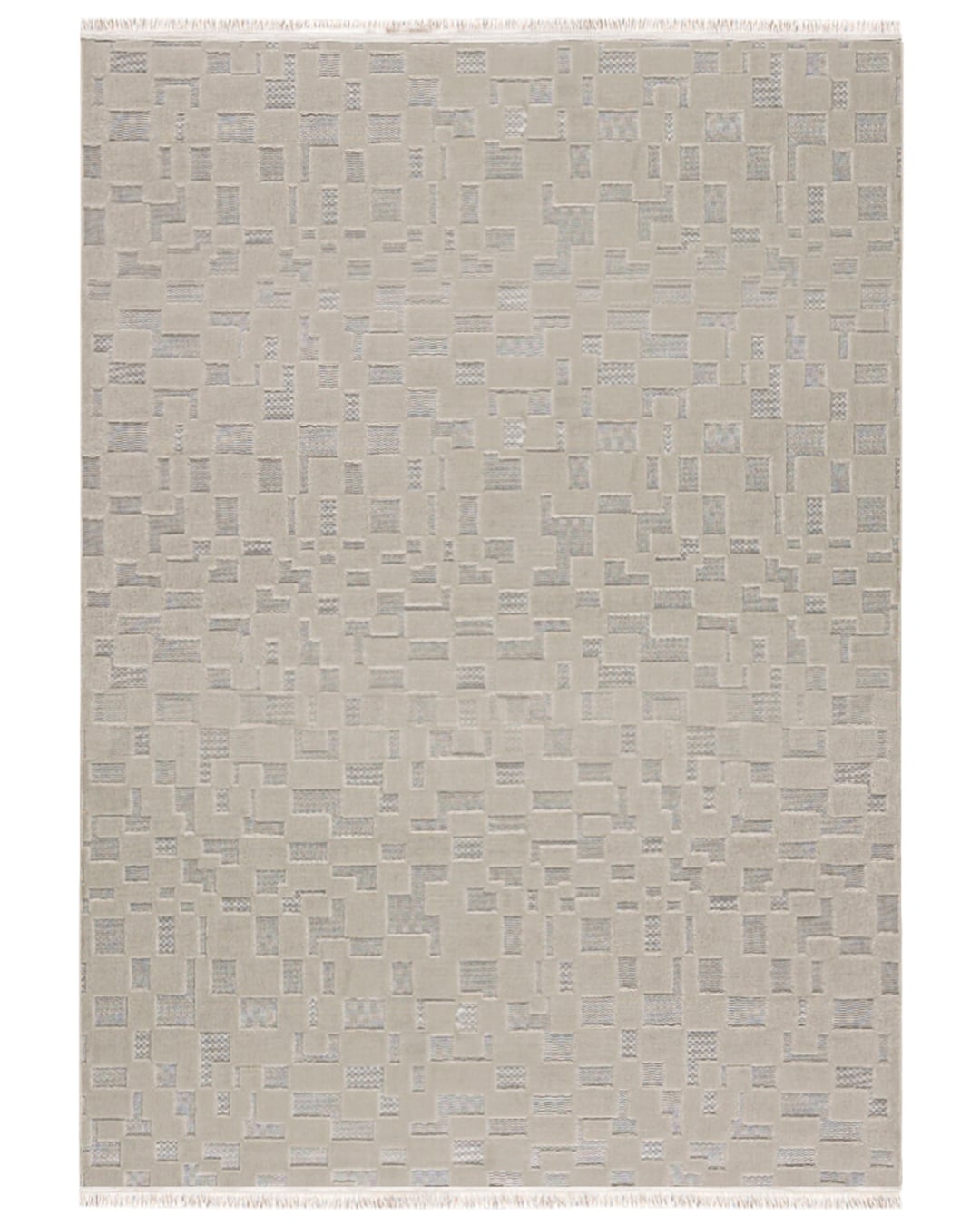 Moderner Teppich mit Fransen - Sora Volo Beige - beige