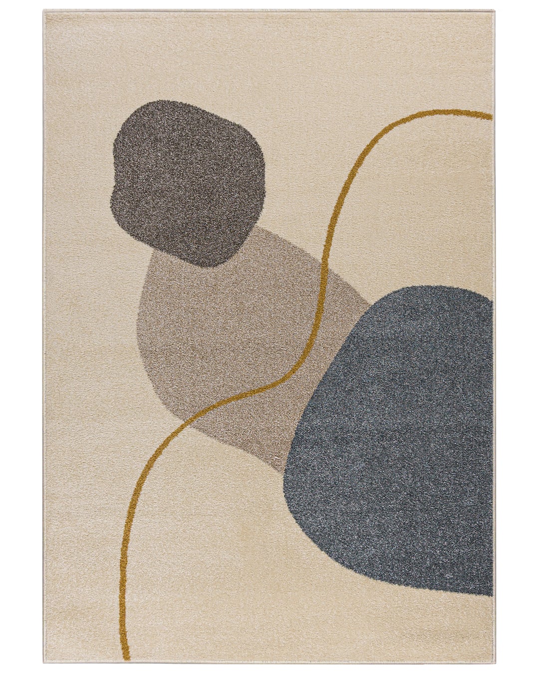 Moderner Teppich - Lucy NP24J - Creme, Beige, Grau