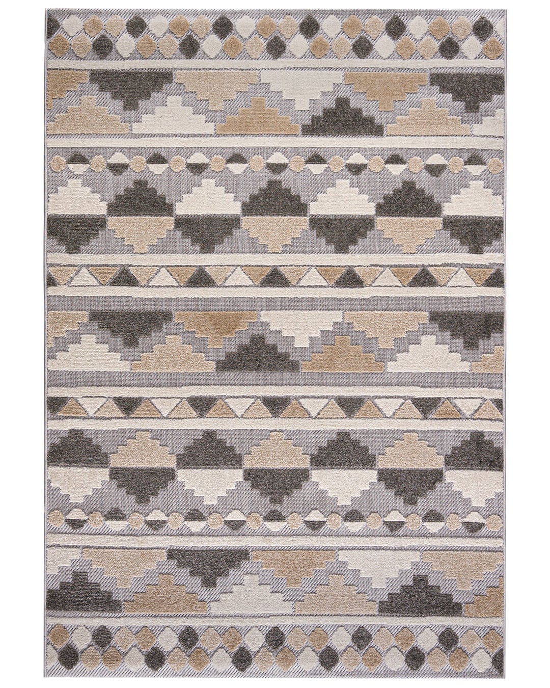 Outdoor / Indoor Teppich - Vasco Beige - creme, beige , wasserdicht