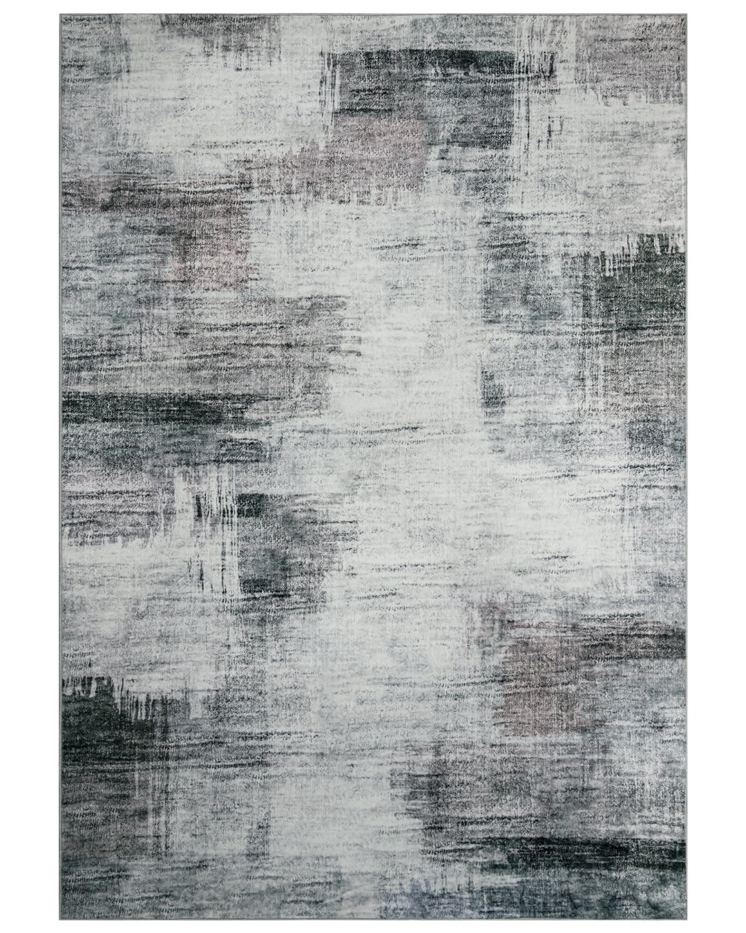 Moderner Teppich - Vic Grafito - grau-graphit, mit geometrischem Muster