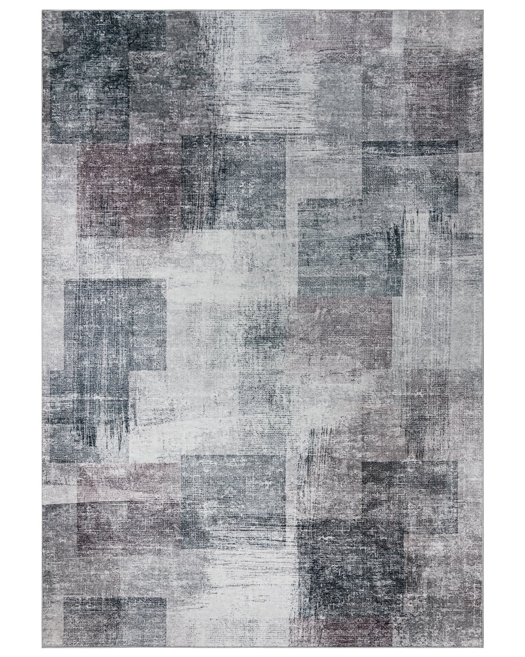 Moderner Teppich - Vic Negro - grau, mit geometrischem Muster