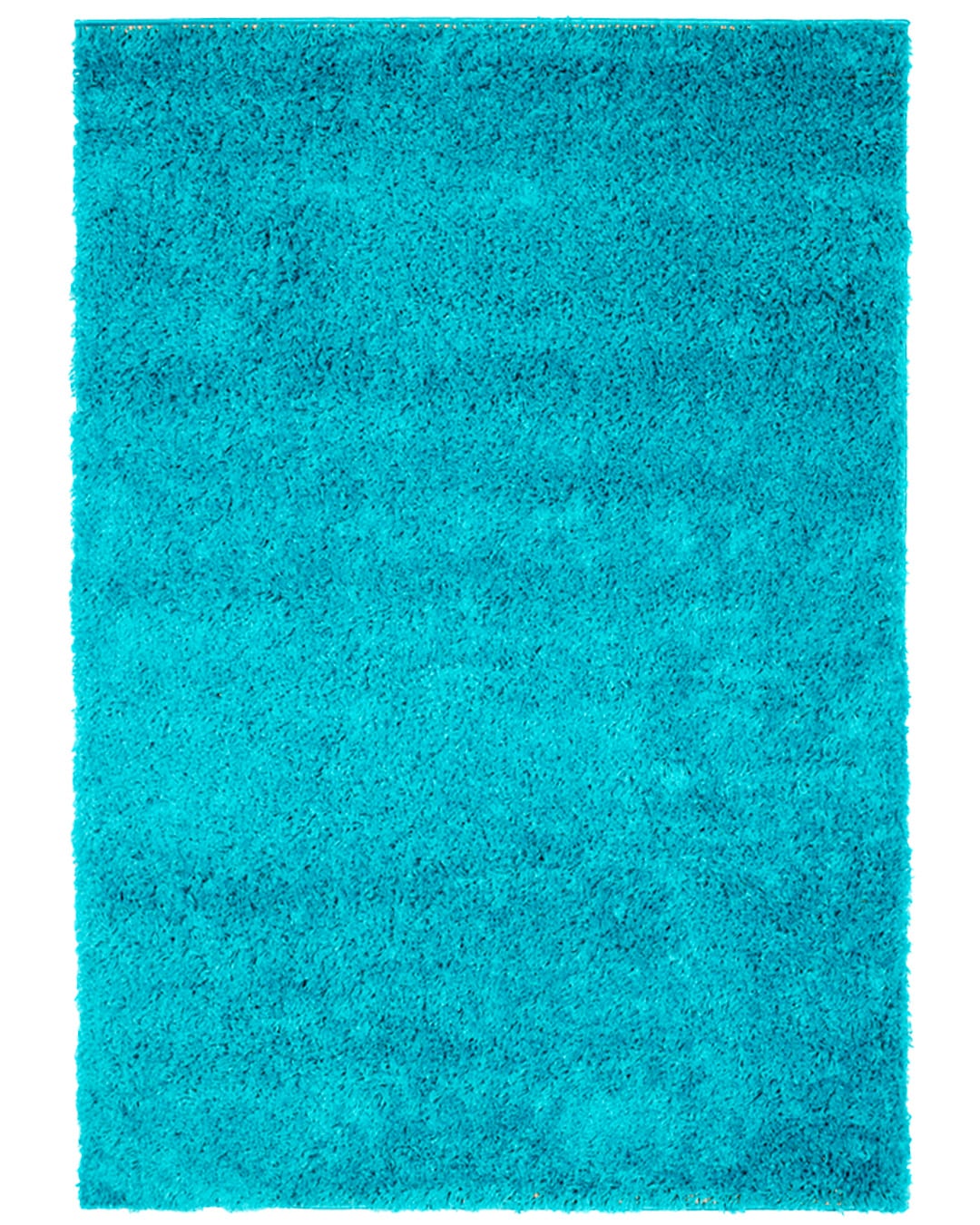 Moderner Shaggy-Teppich – Unito Turchese – turkis, einfarbig