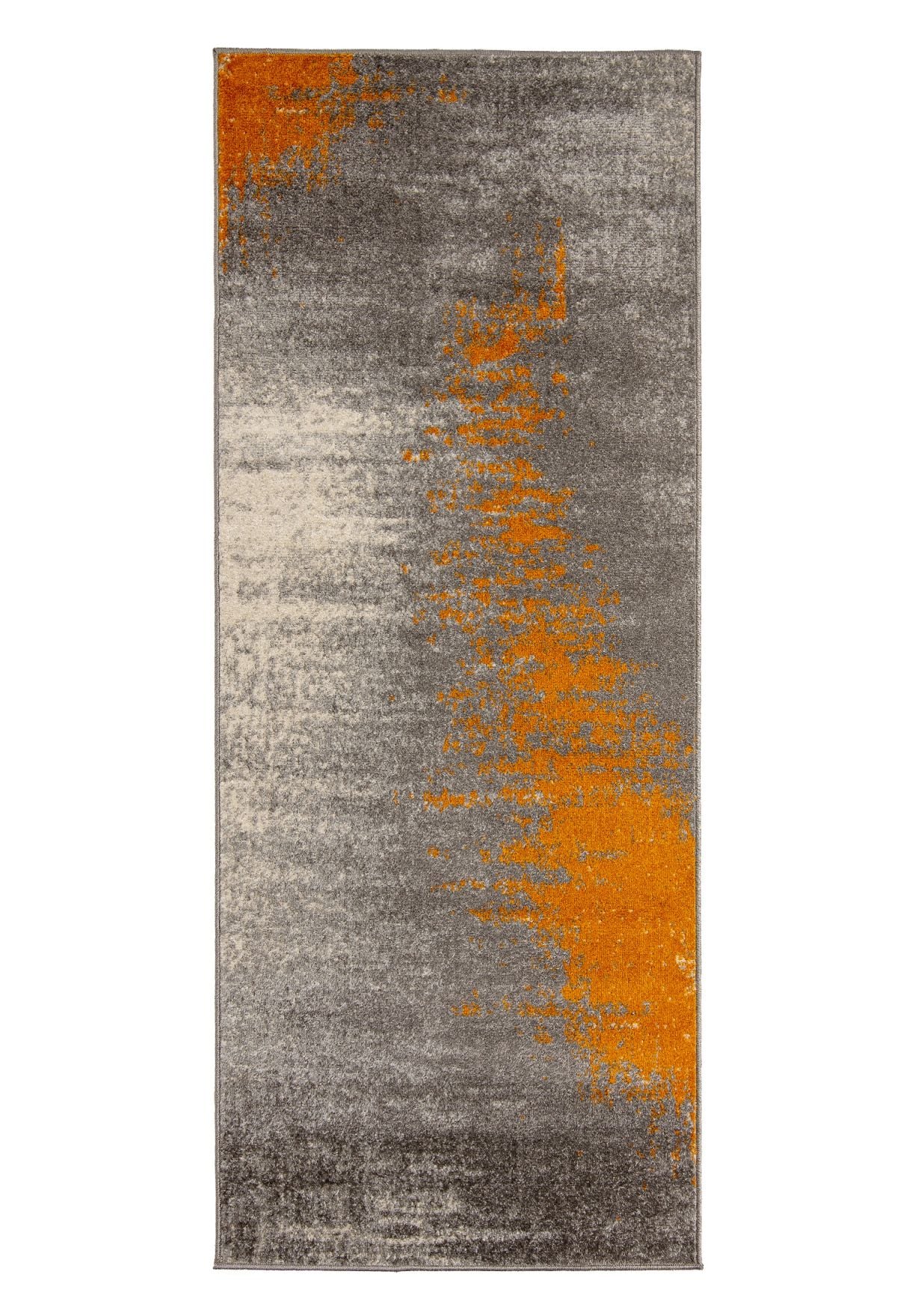Teppichläufer Modern Orange Grau Abstrakt H170A SPRING