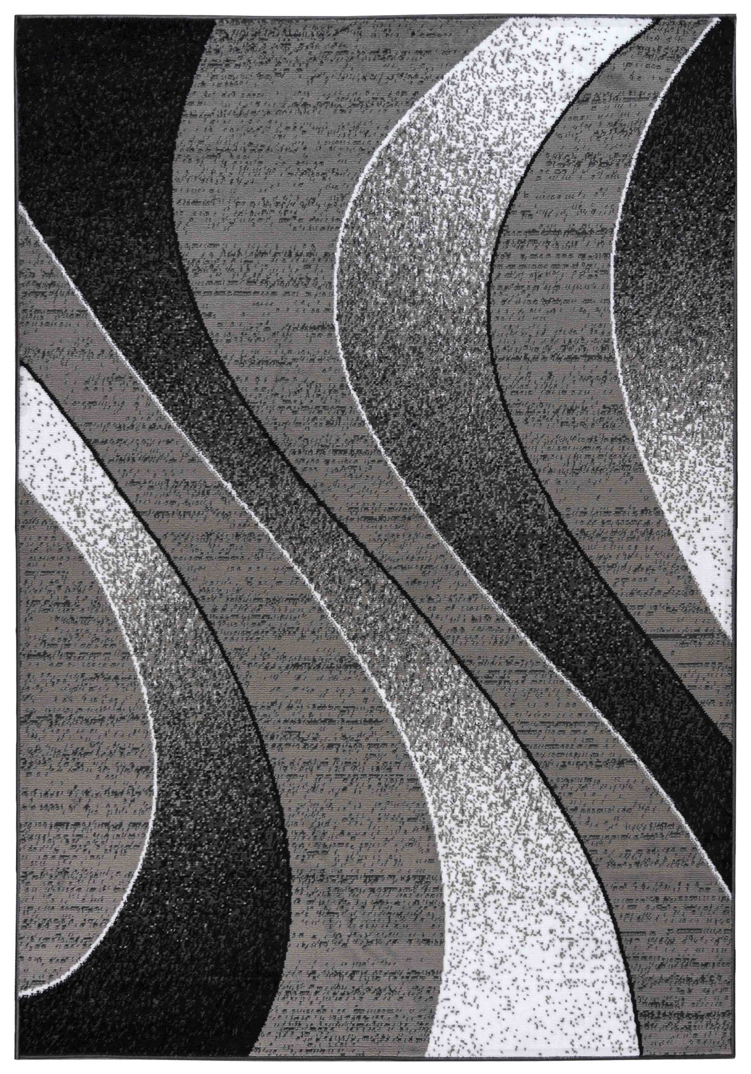 Teppich Modern Grau Geometrisch Streifen K857A DREAM