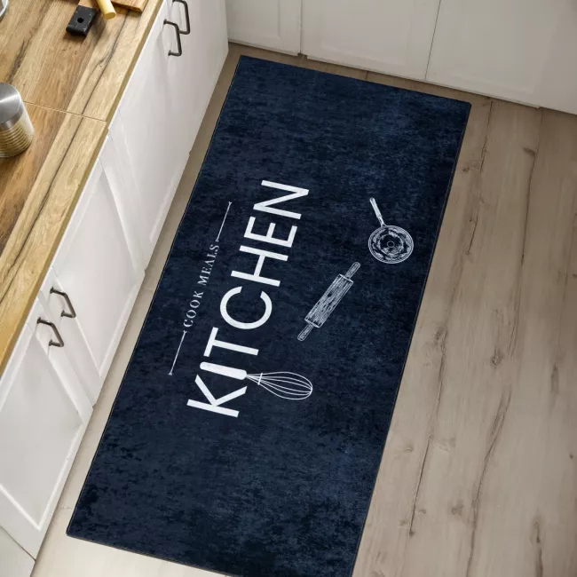 Teppichläufer Küche Schwarz 41290 KITCHEN