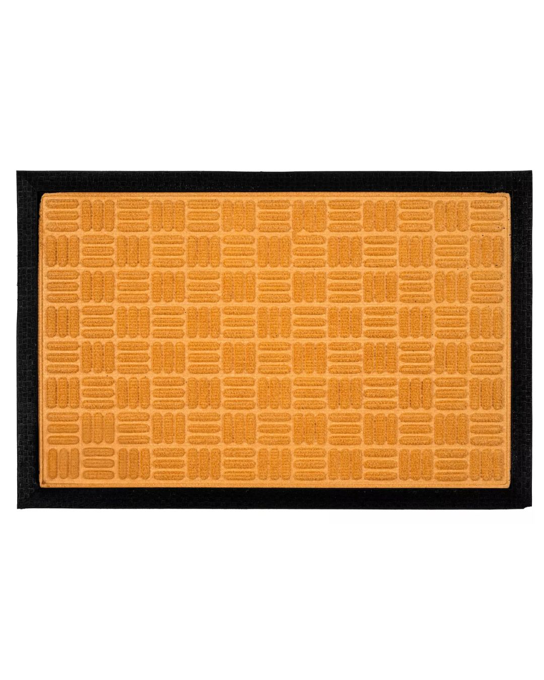 Gummi-Fußmatte - Edge 4001 - beige, einfarbig, rutschfest und pflegeleicht