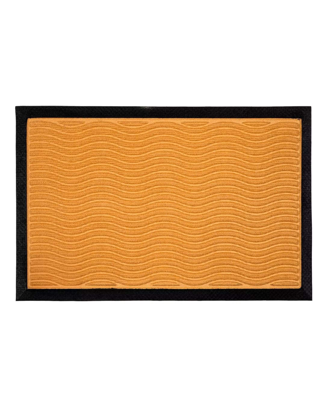 Gummi-Fußmatte - Edge 4004 - beige, einfarbig, rutschfest und pflegeleicht